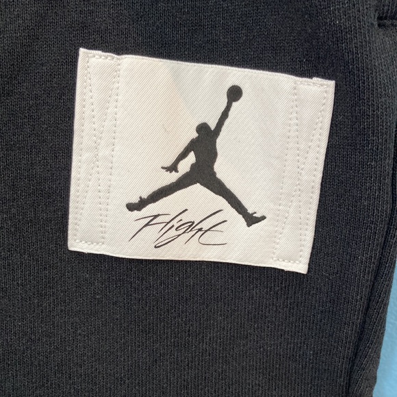 Jordan Essentials Flight Sweatpants Black Mens size L XL XXL - Picture 3 of 9